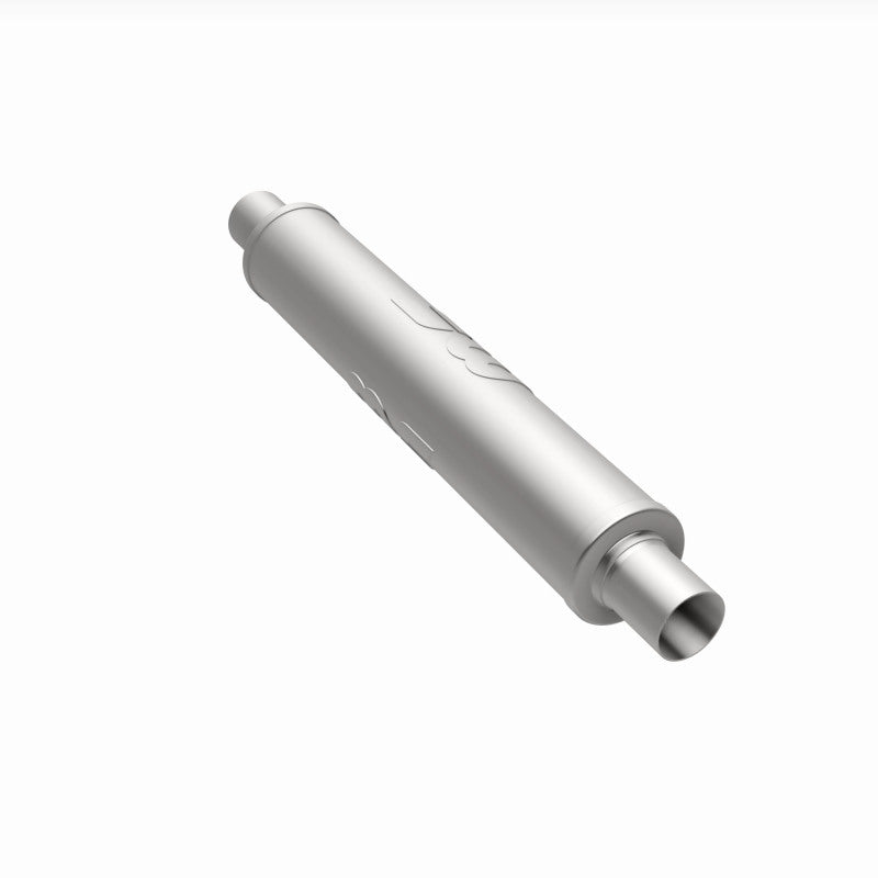MagnaFlow 4" Round Center/Center Straight Through Performance Muffler 10435 360 Degree Image Set