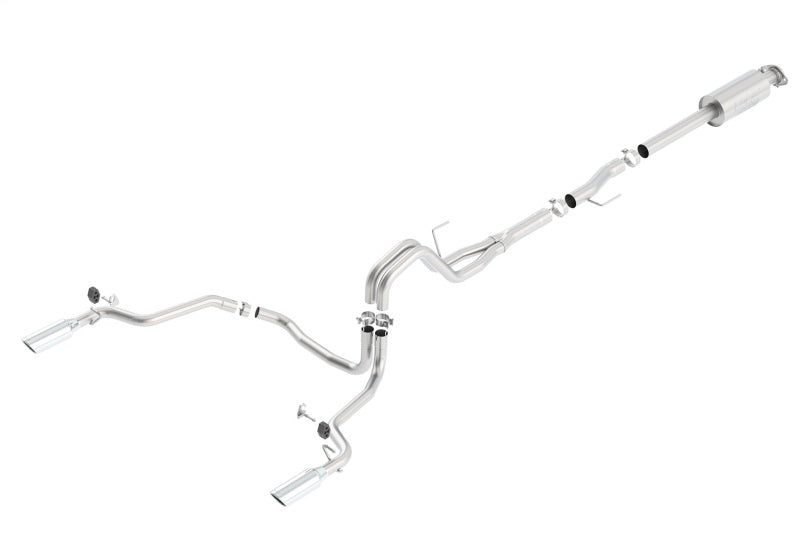 Borla 15-16 Ford F-150 3.5L EcoBoost Ext. Cab Std. Bed Catback Exhaust ATAK Single Split Rear Exit 140616 140616 Photo - Primary