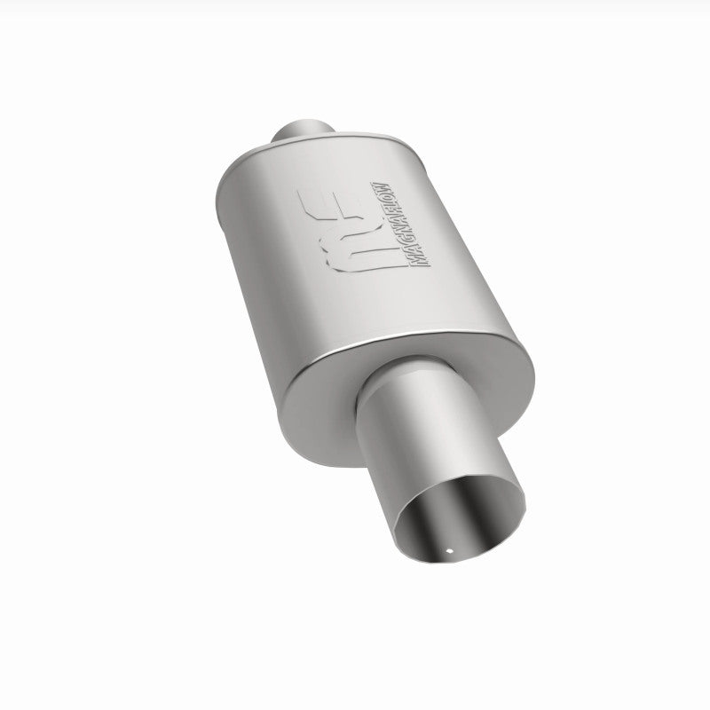 MagnaFlow 5" X 8" Oval Center/Center Performance Muffler With Tip 14834 360 Degree Image Set