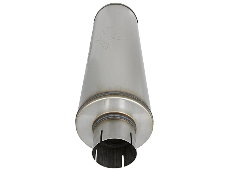 aFe MACH Force-Xp 409 Stainless Steel Muffler - 3.5 Center Inlet / 3.5 Cen 49M00024 Photo - Unmounted