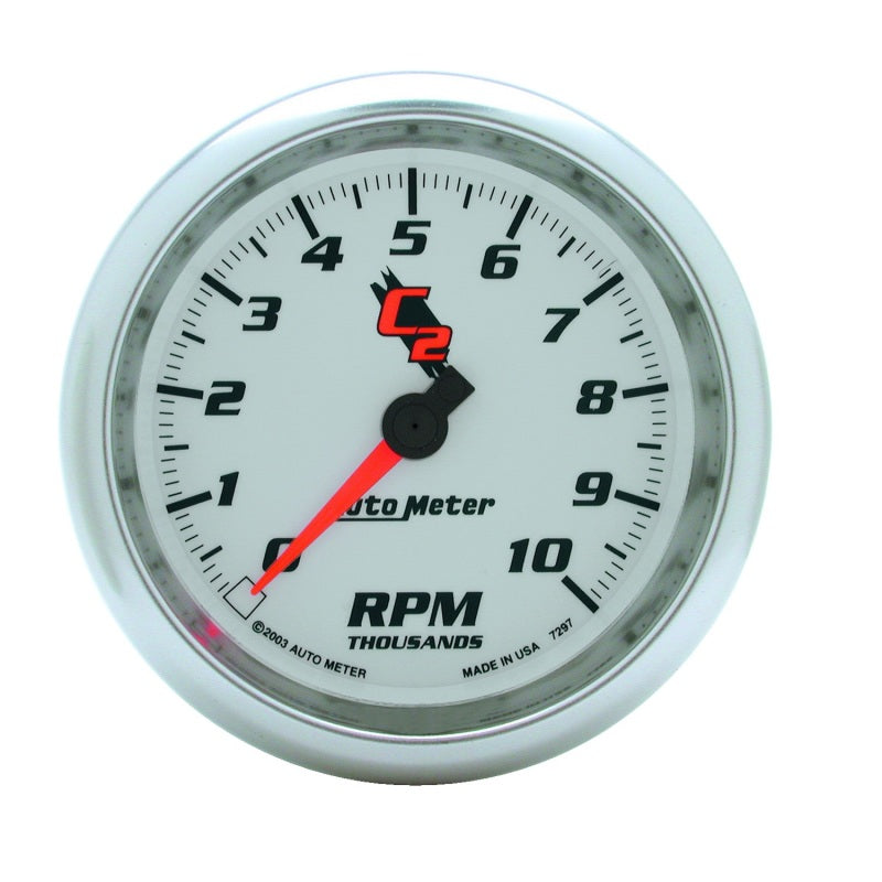Autometer Gauge, Tachometer, 3 3/8", 10k Rpm, In-Dash, C2 7297 User 2