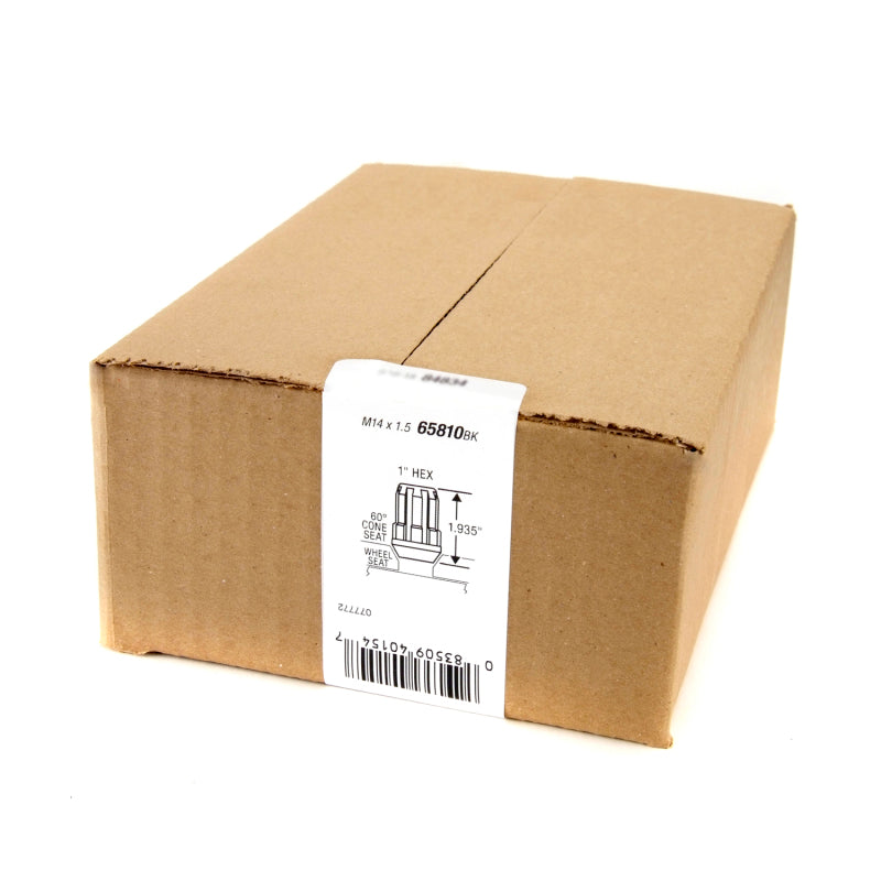 McGard SplineDrive Tuner 8 Lug Install Kit w/Locks & Tool (Cone) M14X1.5 / 1in. Hex - Blk 65810BK 65810BK Photo - in package