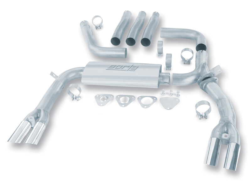 Borla 84-92 Chevrolet Camaro / Pontiac Trans Am 5.0L/5.7L V8 3in Adj SS Cat-Back Exhaust w/ Adapters 14888 14888 Photo - Primary