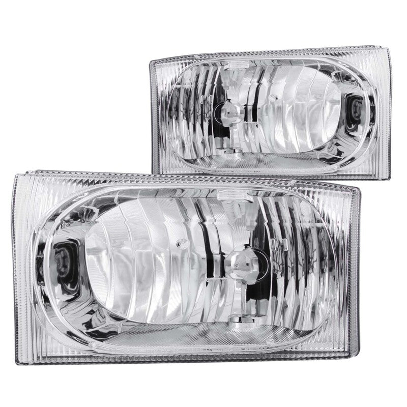 Anzo 2000-2004 Ford Excursion Crystal Headlights Chrome 2pc 111023 Photo - Primary