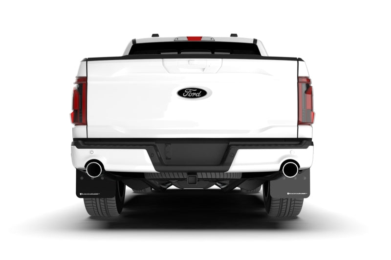 Rally Armor 21-24 Ford F-150 (Excl. Raptor) Black UR Mud Flap w/White Logo MF115-UR-BLK-WH MF115-UR-BLK-WH User 2