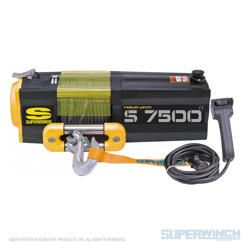 Superwinch 7500 LBS 12 VDC 5/16in x 54ft Steel Rope S7500 Winch 1475200 1475200 Photo - Primary
