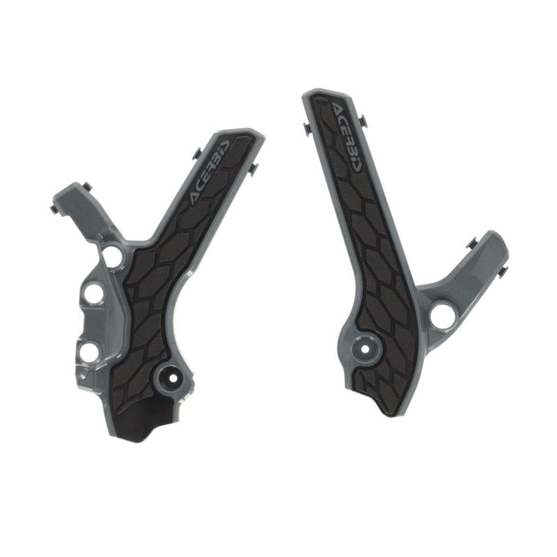 Acerbis 00+ Suzuki DRZ400E/S/SM Frame Guards- X-Grip - Gray/Black 2983341019 2983341019 Photo - Primary