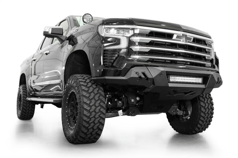 Addictive Desert Designs ADD 2022+ Chevrolet Silverado 1500 Black Label Front Bumper F140300010103 F140300010103 Photo - Mounted