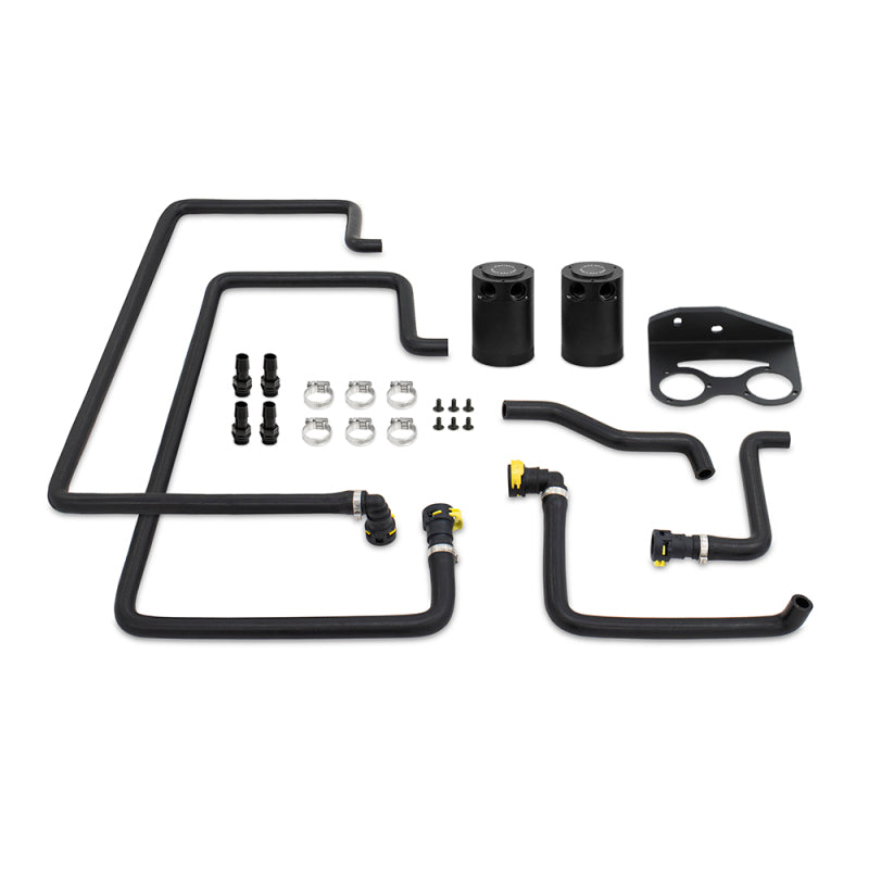 Mishimoto 18+ Ford F-150 2.7L EcoBoost Baffled Oil Catch Can Kit - Clear MMBCC-F27T-18SBE MMBCC-F27T-18SBE Photo - Primary