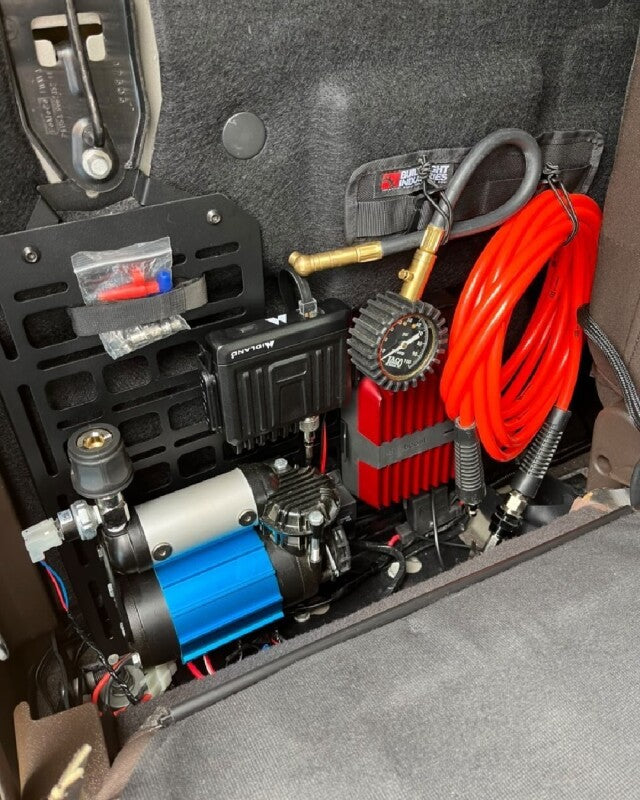 BuiltRight Industries 2015+ F-150/Raptor / 2017+ F-250/350 Rear Seat Back Storage Panel 104027 104027 Photo - Mounted