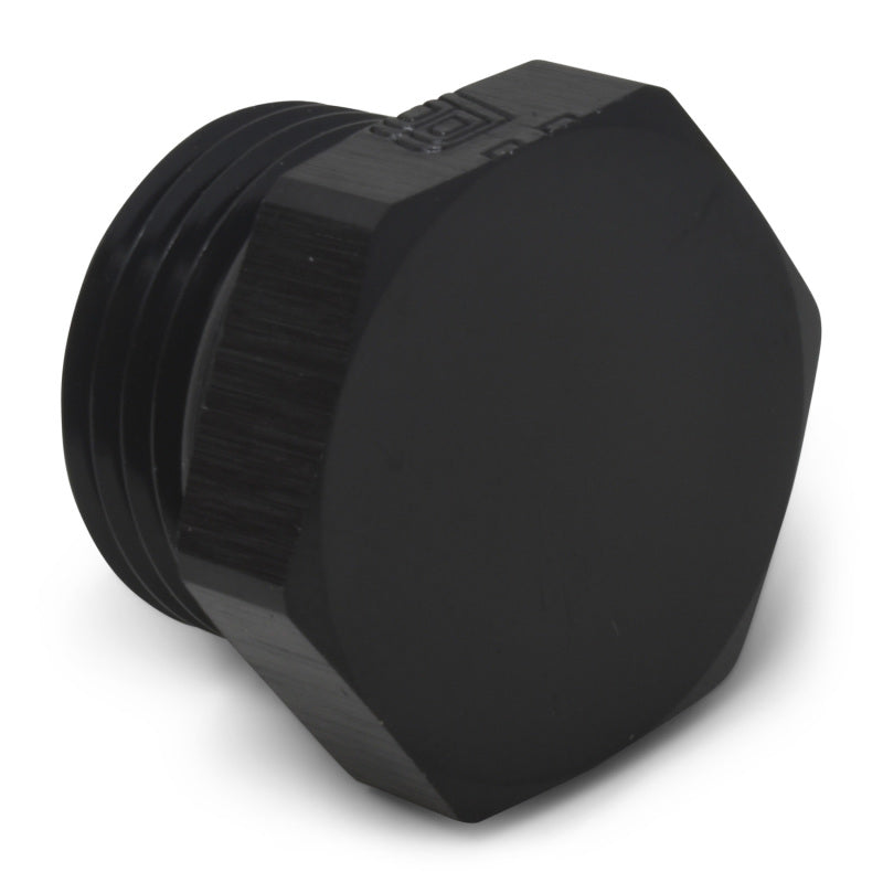 Russell -3 AN Straight Thread Plug Adapter (Black Finish) 660273 Photo - out of package