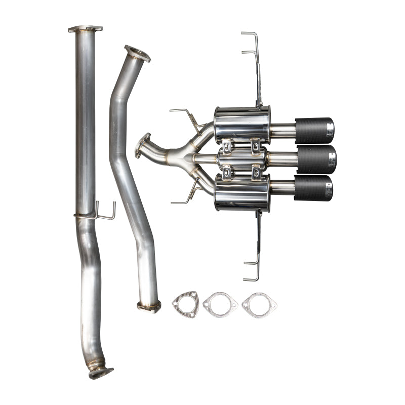 Injen 17-20 Honda Civic Type R 2.0L Turbo 3in 304SS Cat-Back Exhaust SES1583CF SES1583CF Photo - out of package