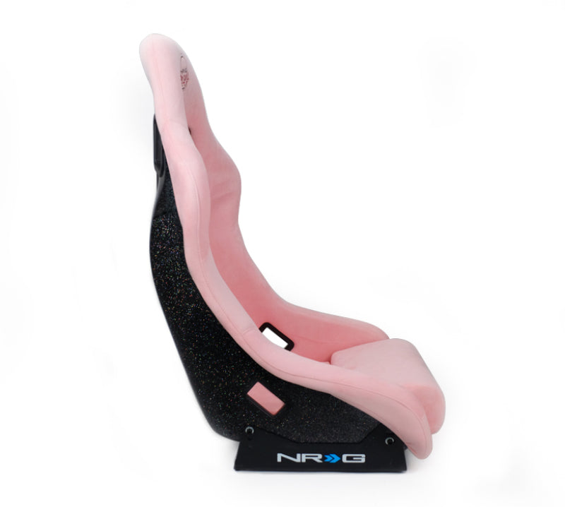 NRG FRP Bucket Seat Prisma Edition w/ Pearlized Back and Pink Alcantara (Medium) FRP-303PK-PRISMA FRP-303PK-PRISMA Photo - Primary