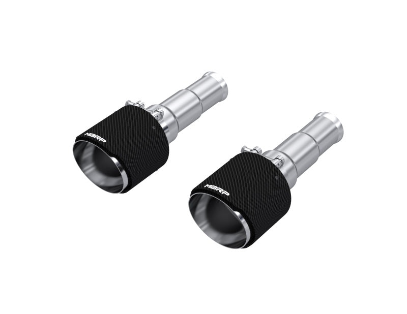 MBRP 19-24 Ram 1500 5.7L Hemi 3in Inl. 5in OD DW Angle Cut T304 Carbon Exhaust Tips - Pairs T5199CF T5199CF Photo - Primary
