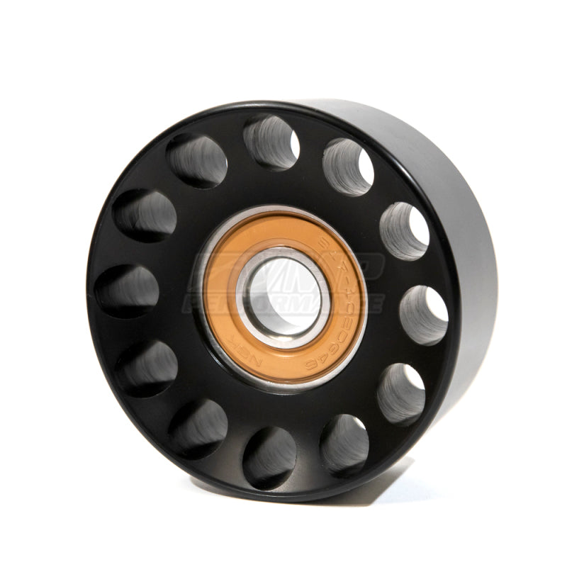 VMP Performance 90mm Heavy Duty Billet Aluminum Idler Pulley - 6/8/10Rib VMP-90-S-B VMP-90-S-B Photo - Close Up