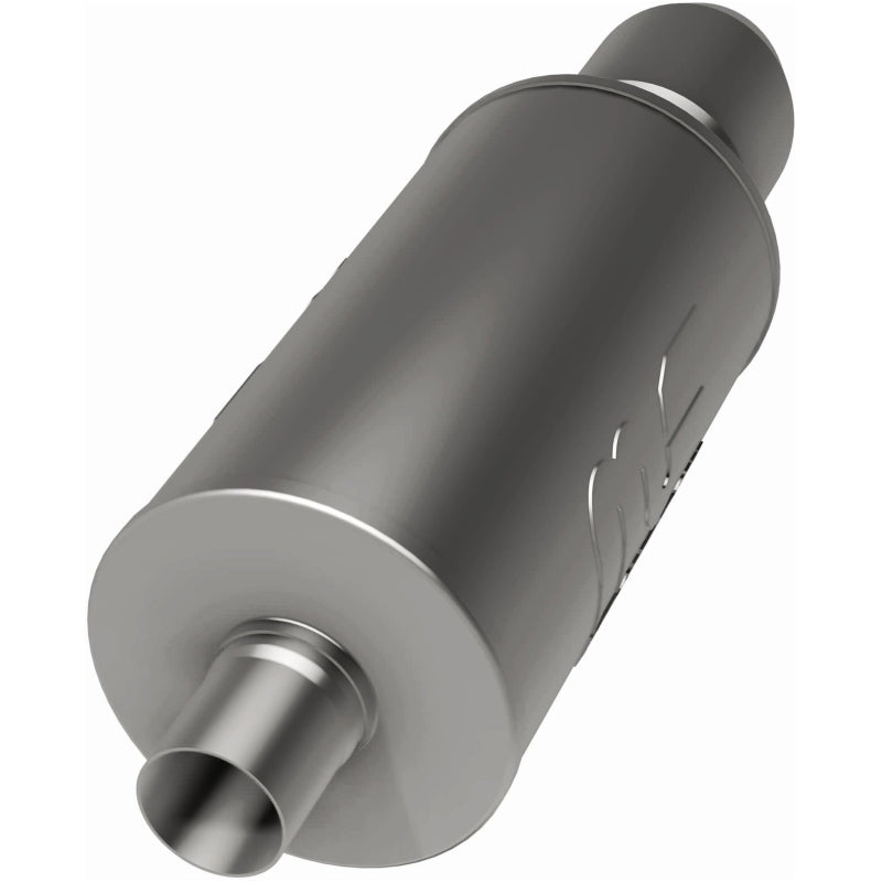 MagnaFlow 7" Round Center/Center Performance Muffler With Tip 14836 Photo - out of package