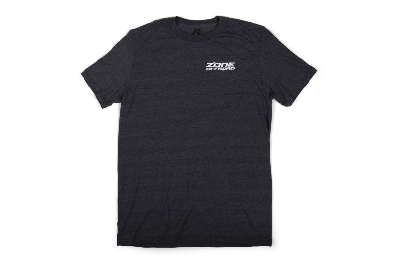 Zone Offroad Charcoal Gray Premium Cotton T-Shirt w/ Zone Offroad Logos - Small ZONU9161S ZONU9161S Photo - Primary