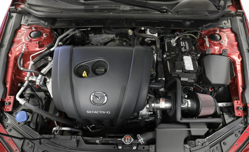 K&N Engineering K&N 19-20 Mazda 3 L4-2.5L Typhoon Air Intake 69-6035TC 69-6035TC Photo - Mounted