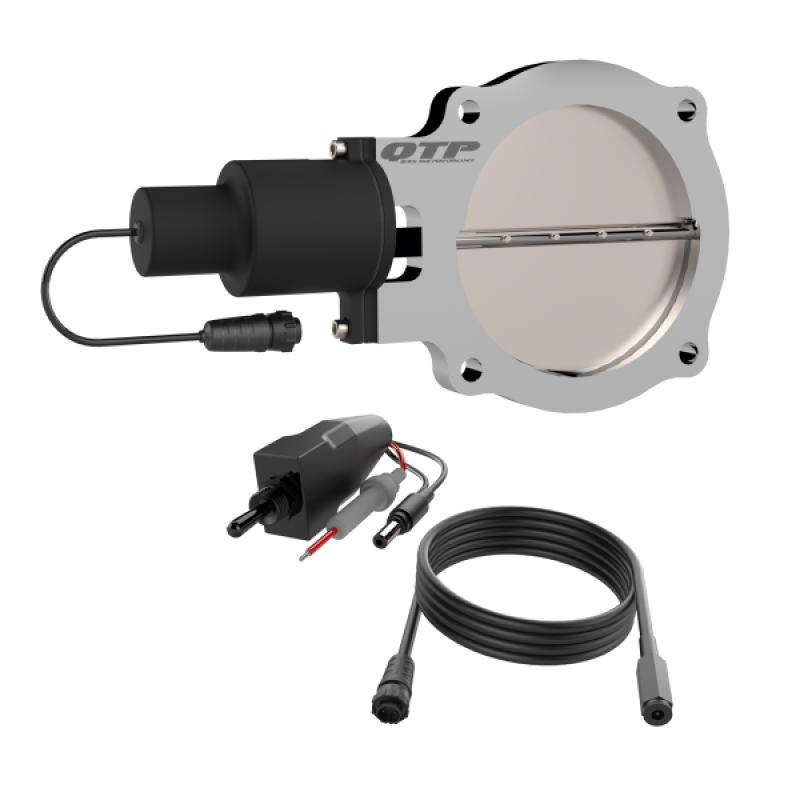 QTP 5in Bolt-On QTEC Electric Cutout Valve - Single QTEC5X QTEC5X User 1