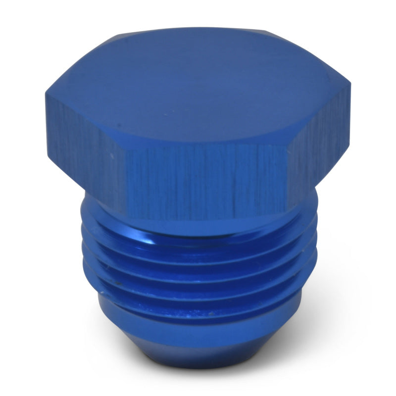 Russell -6 AN Flare Plug Adapters (Blue Finish) 660190 Photo - out of package