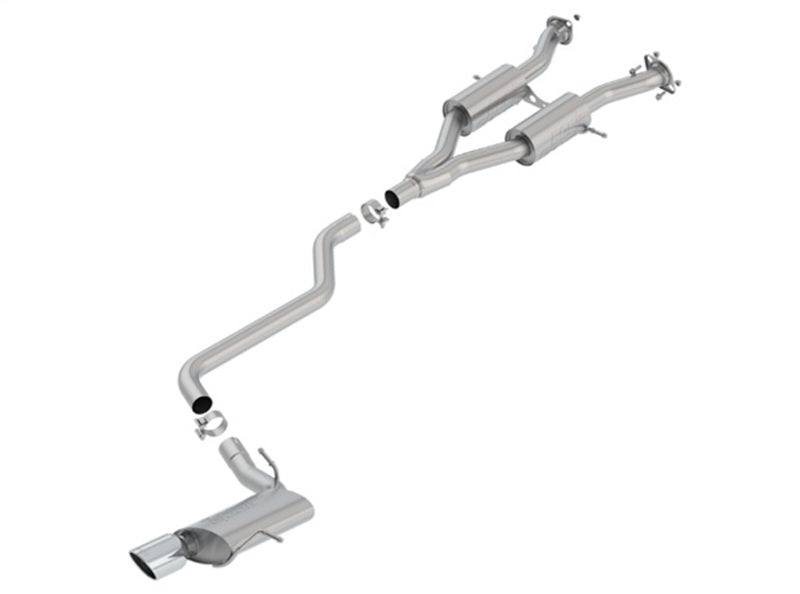 Borla 14-18 Jeep Grand Cherokee 3.6L A/T 4DR S-Type 2.5in Catback Exhaust w/Polished Tip 140748 140748 Photo - Primary