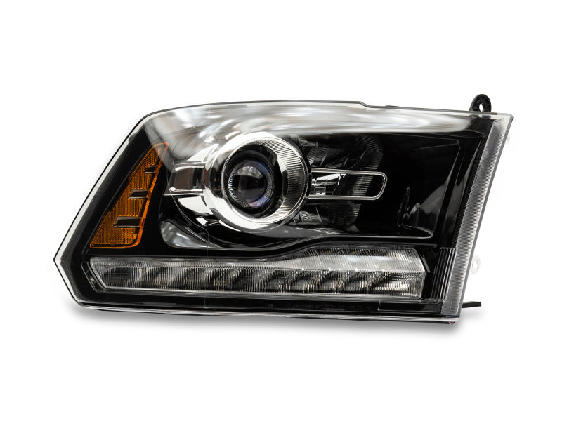 Raxiom 09-18 Dodge RAM 1500 LED Halo Headlights w/Switchback Turn Signals- Blk Housing (Clear Lens) R111518 R111518 Photo - Close Up