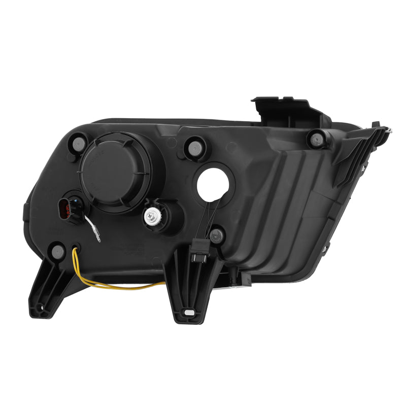 AlphaRex 10-12 Ford Mustang PRO-Series Projector Headlights Plank Style Jet Black w/Top/Bottom DRL 880110 880110 User 2