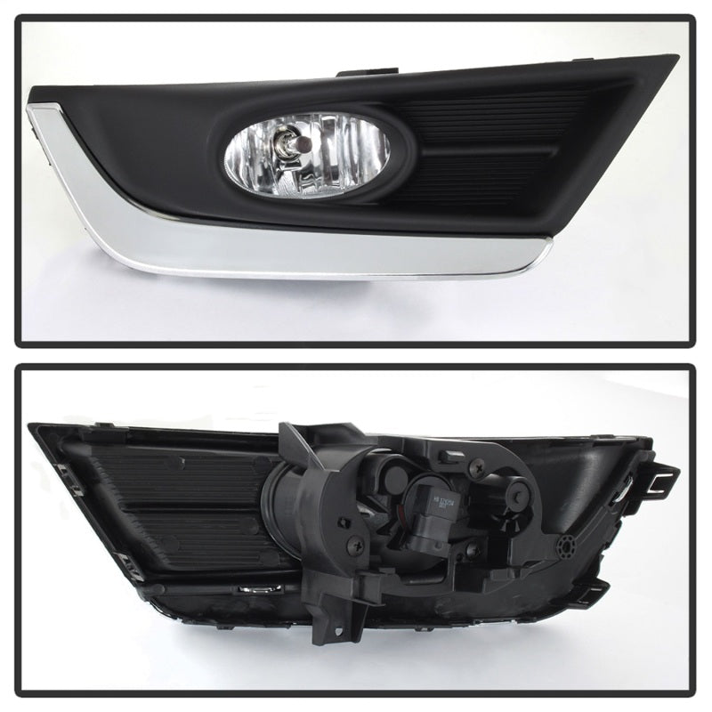 Spyder 17-18 Honda CRV OEM Chrome Trim Fog Lights w/Switch & Cover - Clear (FL-HCRV2017-C) 5084897 5084897 Photo - Unmounted
