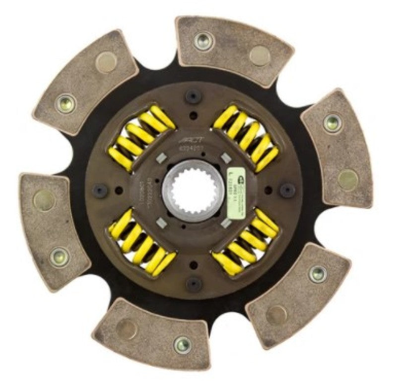 ACT 6 Pad Sprung Race Disc for LS Engine/Flywheel w/Nissan 350Z Trans/Input Shaft (S/O No Cancel) 6280306 6280306 User 1