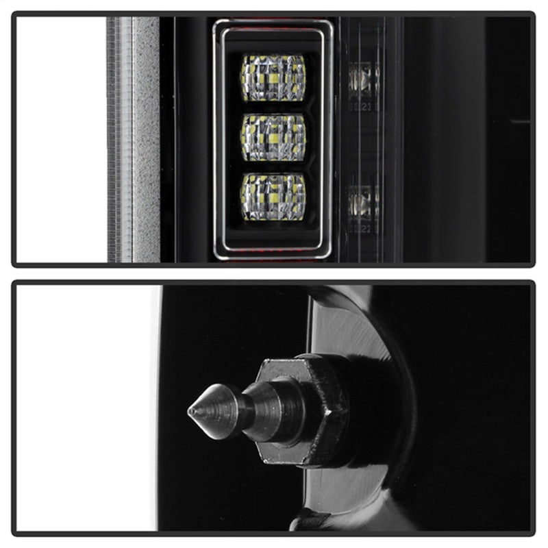 SPYDER 21-23 Ford F150 (Halogen w/ Blind Spot) Full LED Tail Lights - Black (ALT-YD-FF15021HALBS-BK) 5088789 5088789 Photo - Unmounted