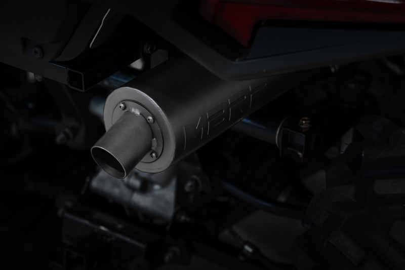 MBRP 01-05 Polaris Sportsman 400 / 06-07 Sportsman 450 Slip-On Combination Exhaust w/Sport Muffler AT-6502SP AT-6502SP Photo - Close Up
