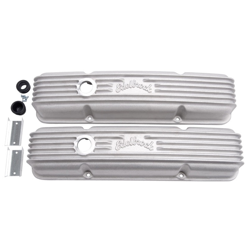 Edelbrock Valve Cover, Classic Series, Chevrolet, 1959-1986 262-400 CID V8 41439 Photo - Primary