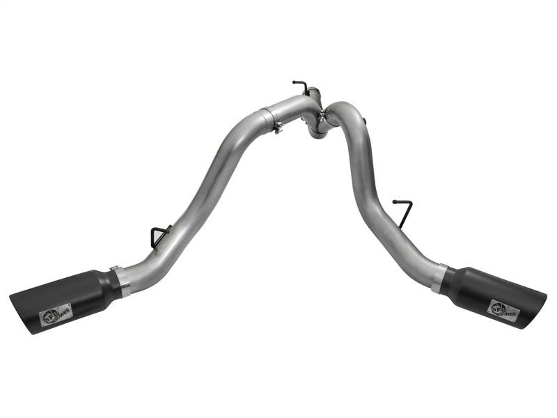 aFe POWER -B Large Bore-HD 4" 409 SS DPF-Back Exhaust System 49-44080-B Photo - Unmounted