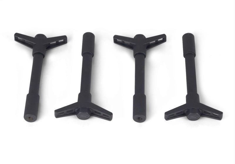 Ford Racing Black Crinkle Finish Valve Cover Hold Down Wing Nuts 302-326 302-326 Photo - Primary