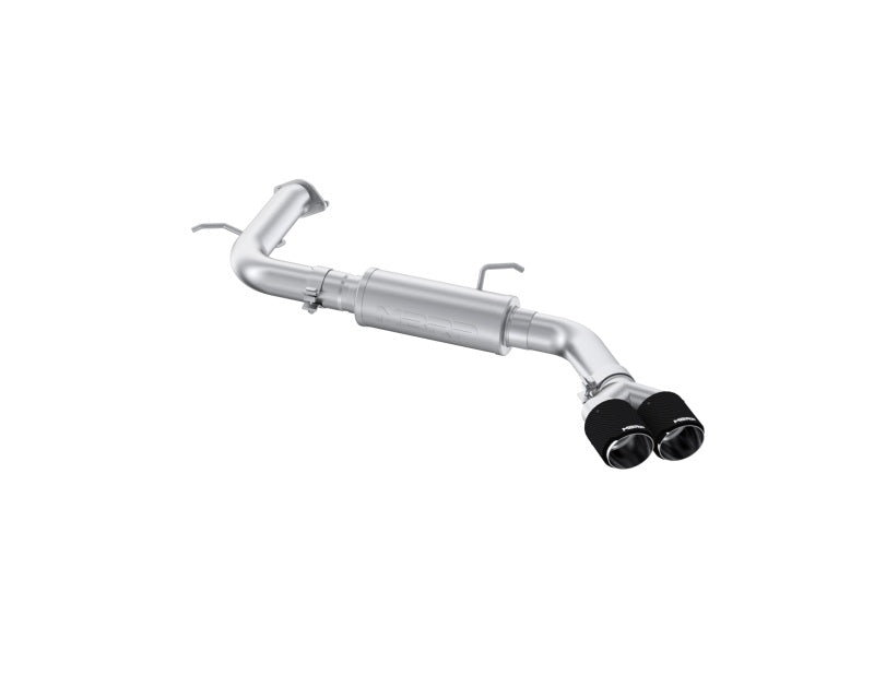 MBRP 21-24 Hyundai Hyundai T304 Stainless Steel 3in Axle-Back Rear Exit W/Dual Carbon Fiber Tip S47123CF S47123CF Photo - Primary