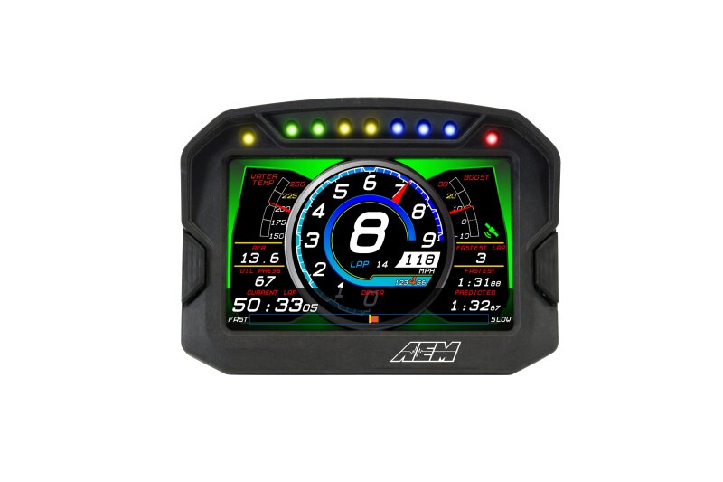 AEM CD-5G Carbon Digital Dash Display w/ Interal 10Hz GPS & Antenna 30-5602 30-5602 Photo - out of package