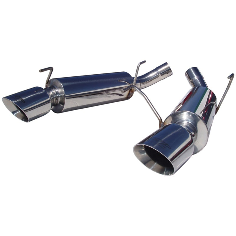 MBRP 05-10 Ford Mustang GT 5.0/Shelby GT500 Dual Mufflers Axle Back Split S7200304 Photo - Primary