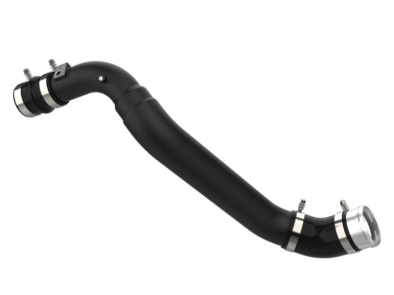 aFe Bladerunner Intercooler Cold Charge Pipe Black 3.5-2.75in 2021+ Ford F-150 V6-2.7L (tt) 46-20479-B 46-20479-B Photo - Unmounted