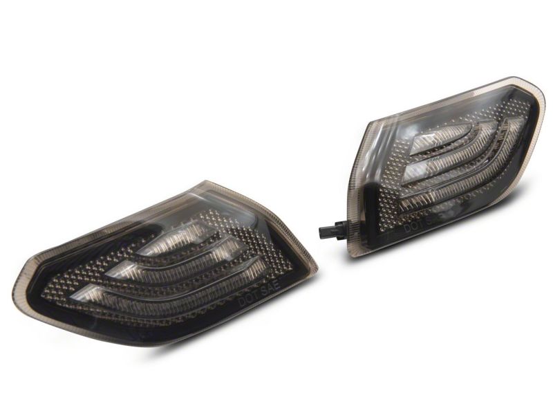 Raxiom 18-23 Jeep Wrangler JL Axial Series LED Side Marker Lights- Smoked J170484 J170484 Photo - Close Up