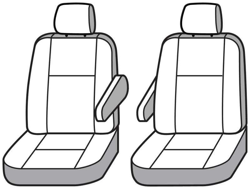 Covercraft 23-24 Chevrolet Traverse/ Polycotton SeatSaver Custom Second Row Seat Covers - Grey SS7578PCGY SS7578PCGY Photo - out of package