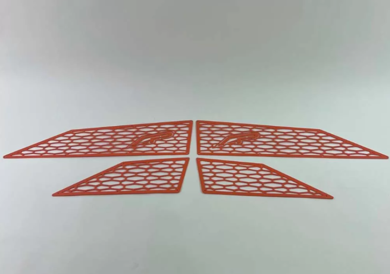 Agency Power 17-22 Polaris RZR XP Aluminum Side Vent Covers AP-RZR-655-OR