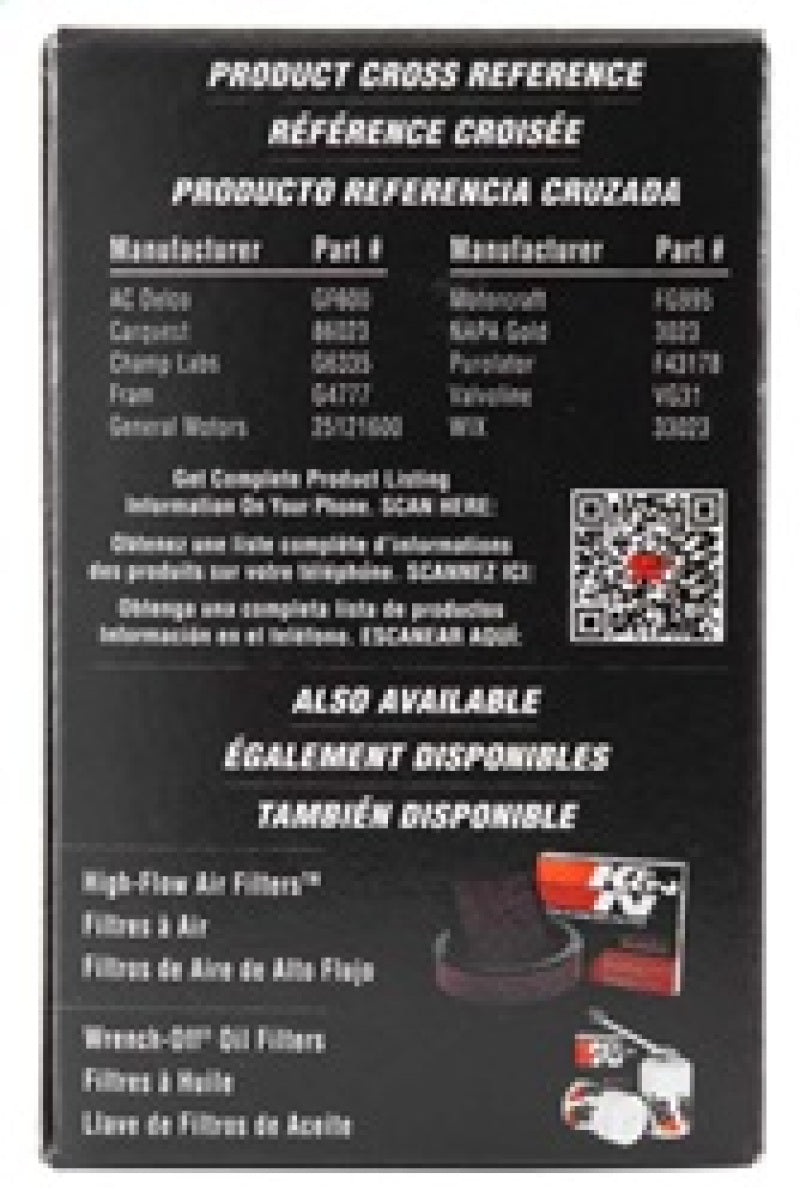 K&N Engineering Fuel Filter KNEPF-1200 PF-1200 Photo - in package