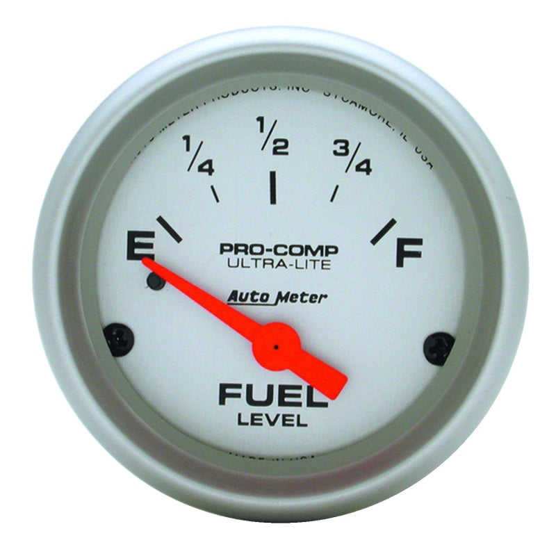Autometer Gauge, Fuel Level, 2 1/16", 0?e to 30?f, Elec, Ultra-lite 4317 Photo - Primary