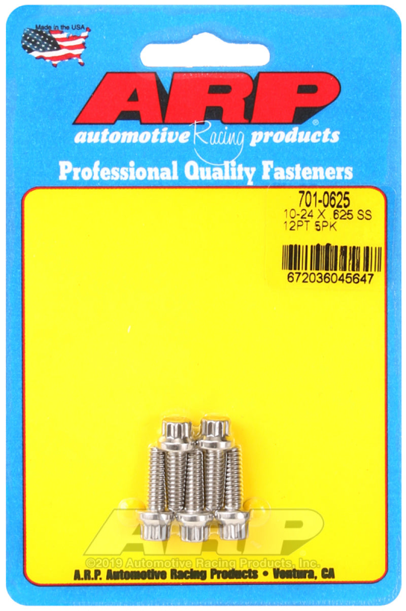 ARP 10-24 x .625 12pt SS Bolts 701-0625 Photo - Primary