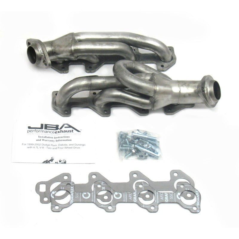 JBA 04-07 Dodge Dakota 4.7L PowerTech 1-1/2in Primary Raw 409SS Cat4Ward Header 1949S-2 1949S-2 Photo - Primary