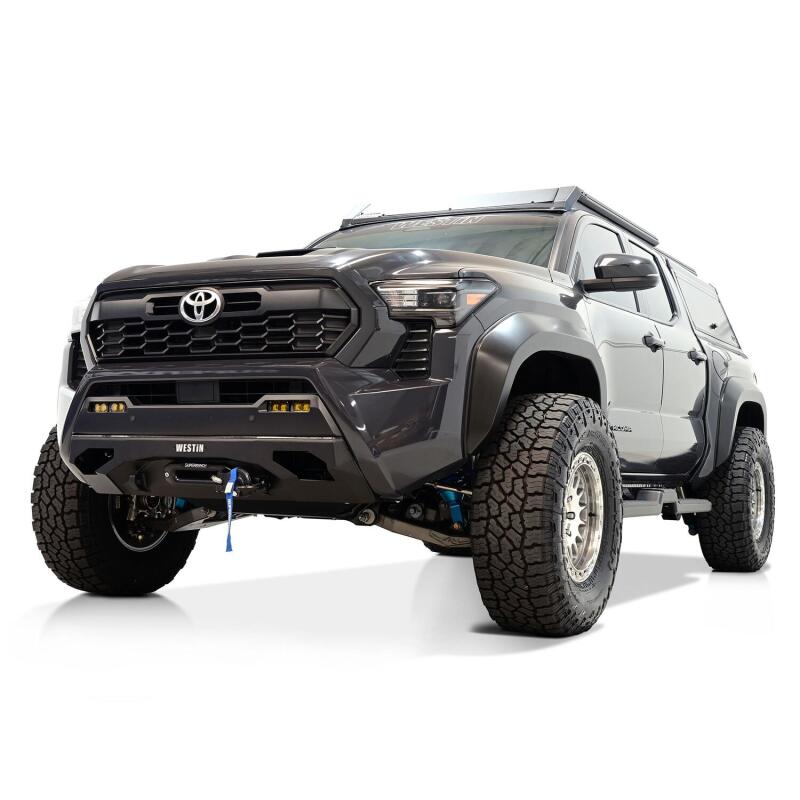 Westin 2024 Toyota Tacoma Pro-Series Mid Width Front Bumper - Textured Black 58-412785 58-412785 Photo - lifestyle view