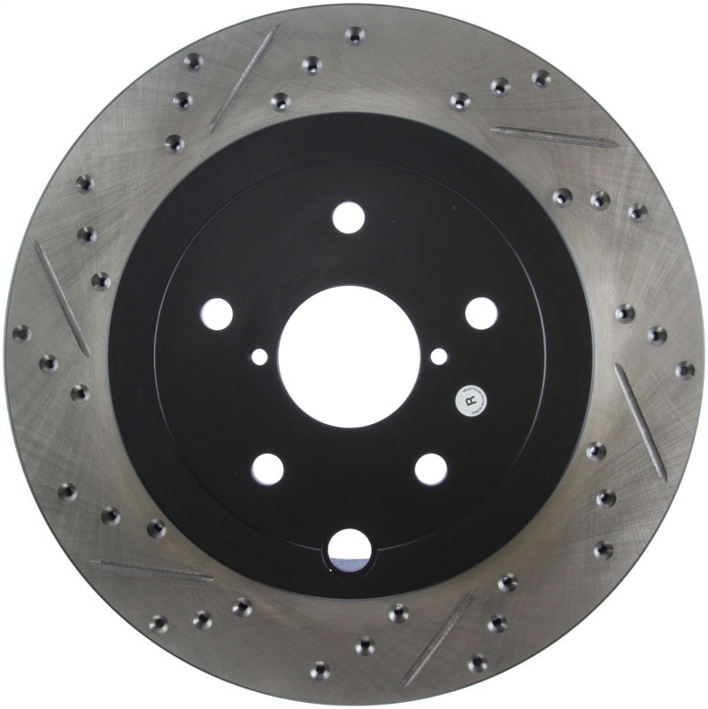 StopTech Sport Drilled/Slotted Brake Rotor; Rear Right 127.47030R Photo - Primary