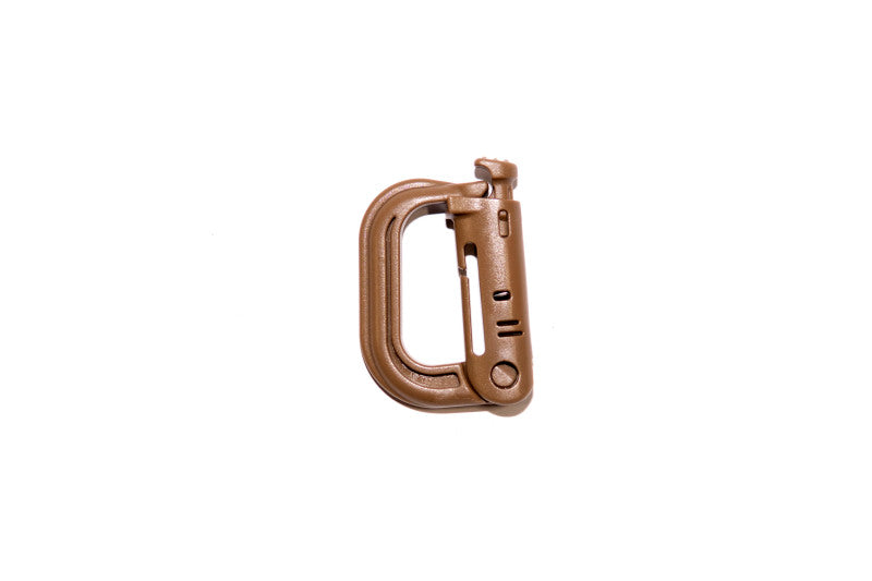 BuiltRight Industries Tan Locking Tech Panel Carabiners - 5pc Kit 105024 105024 Photo - Close Up
