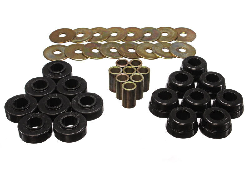 Energy Suspension Body Mount Set Black Chevrolet Corvette All 1973-1982 3.4126G Photo - Primary