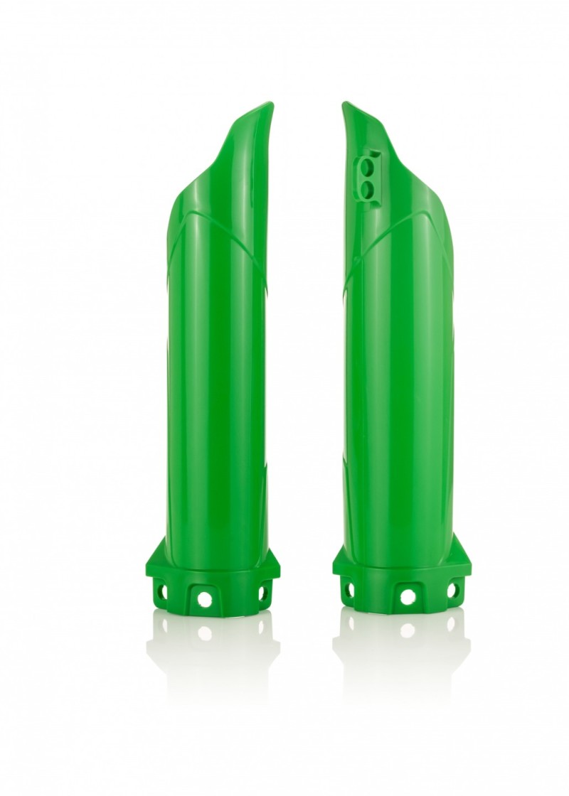 Acerbis 14+ Kawasaki KX85/ 14-21 KX100/22-24 KX112 Lower Fork Cover Set - Green 2374060006 2374060006 Photo - Primary